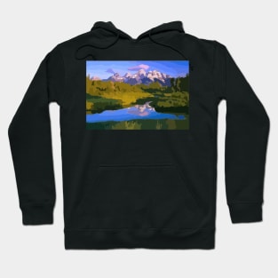 Grand Teton Painting Hoodie